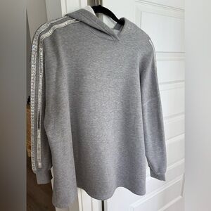 Urban Outfitters Gray Rhinestone Hoodie